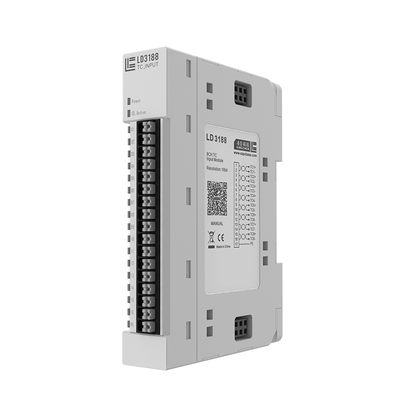 8-Channel 16-Bit Thermocouple Ethercat Modbus IO Module